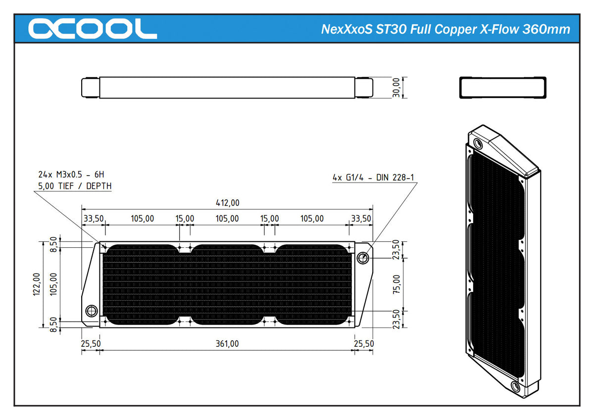 Alphacool NexXxoS ST30 Heatsink