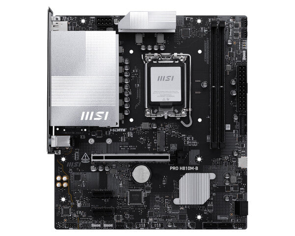 MSI PRO H810M-B motherboard Intel H810 LGA 1851 (Socket V1) micro ATX