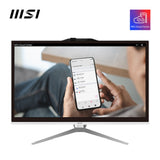 MSI Pro AP222T 13M Intel Pentium Gold G7400 All in One PC, (4GB RAM, 128GB SSD, Windows 11PRO), 21.5 Inch 10-point touch Screen/UHD Graphics/Type-C/COM Port/Dual LAN/HDMI/WiFi 5/BT 5.1/VESA/SD Card Reader