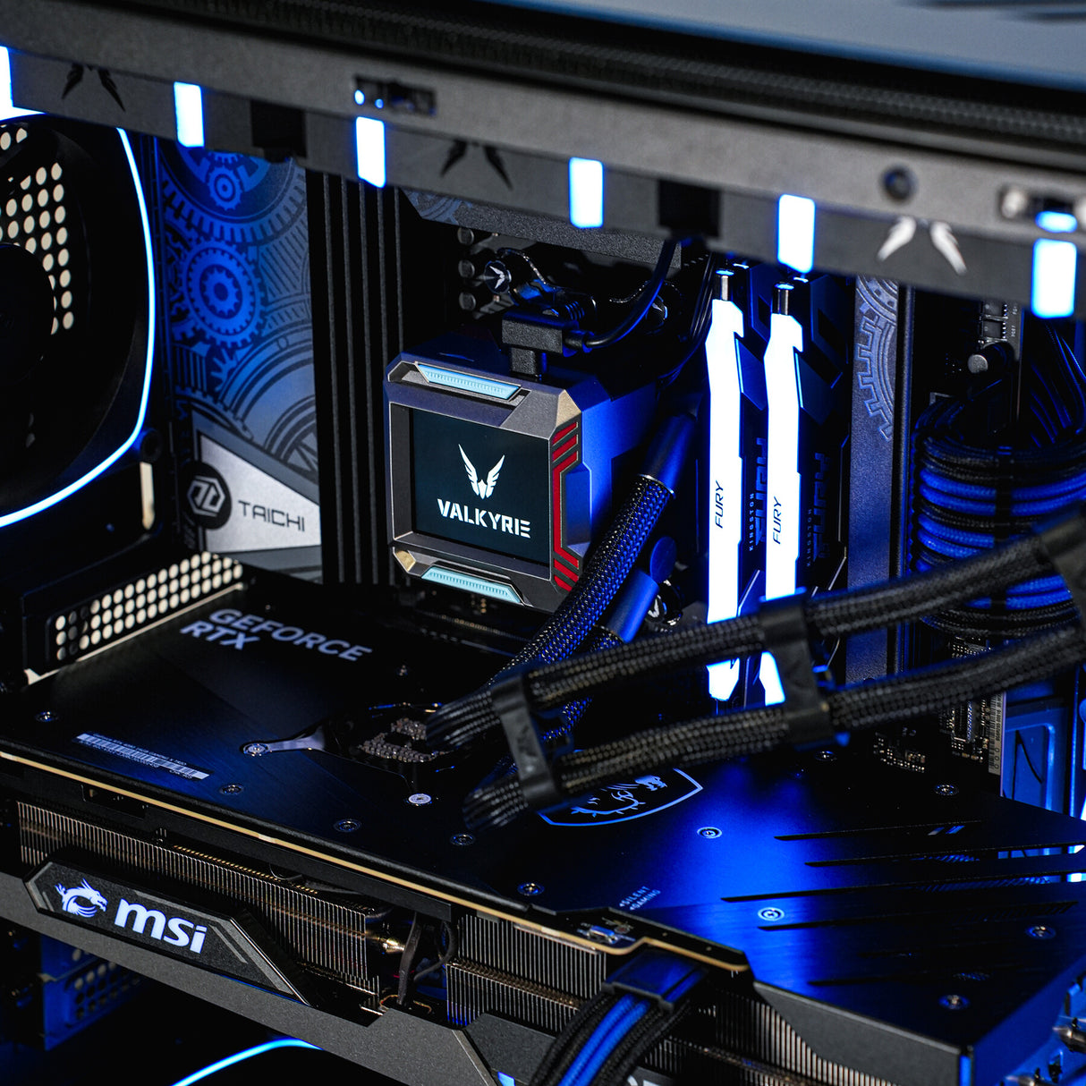Valkyrie VK-AIOSY240B computer cooling system Processor All-in-one liquid cooler 24 cm Black