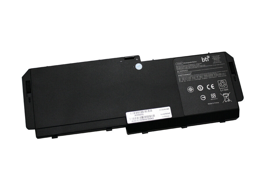 BTI Replacement 6 cell Battery for HP Zbook 17 G5 replacing OEM part numbers AM06XL L07350-1C1 L07044-855 HSTNN-IB8G AM06095XL-PL // 95Whr