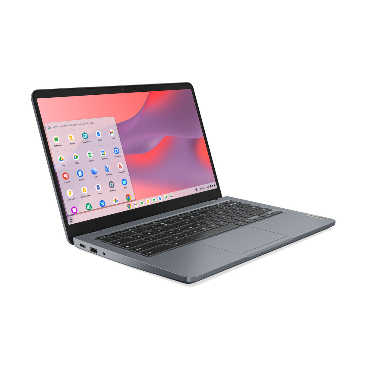 Lenovo 14e Chromebook Gen 3 Intel® N N200 35.6 cm (14") Full HD 8 GB LPDDR5-SDRAM 128 GB eMMC Wi-Fi 6E (802.11ax) ChromeOS UK English Grey