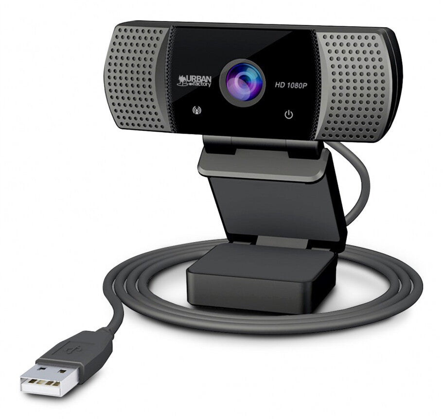 Urban Factory WEBEE: WEBCAM USB FULL HD 1080P 2M PIXELS AUTOFOCUS