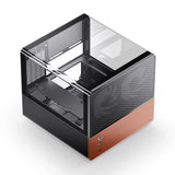 Jonsbo V12 BLACK computer case Black, Wood