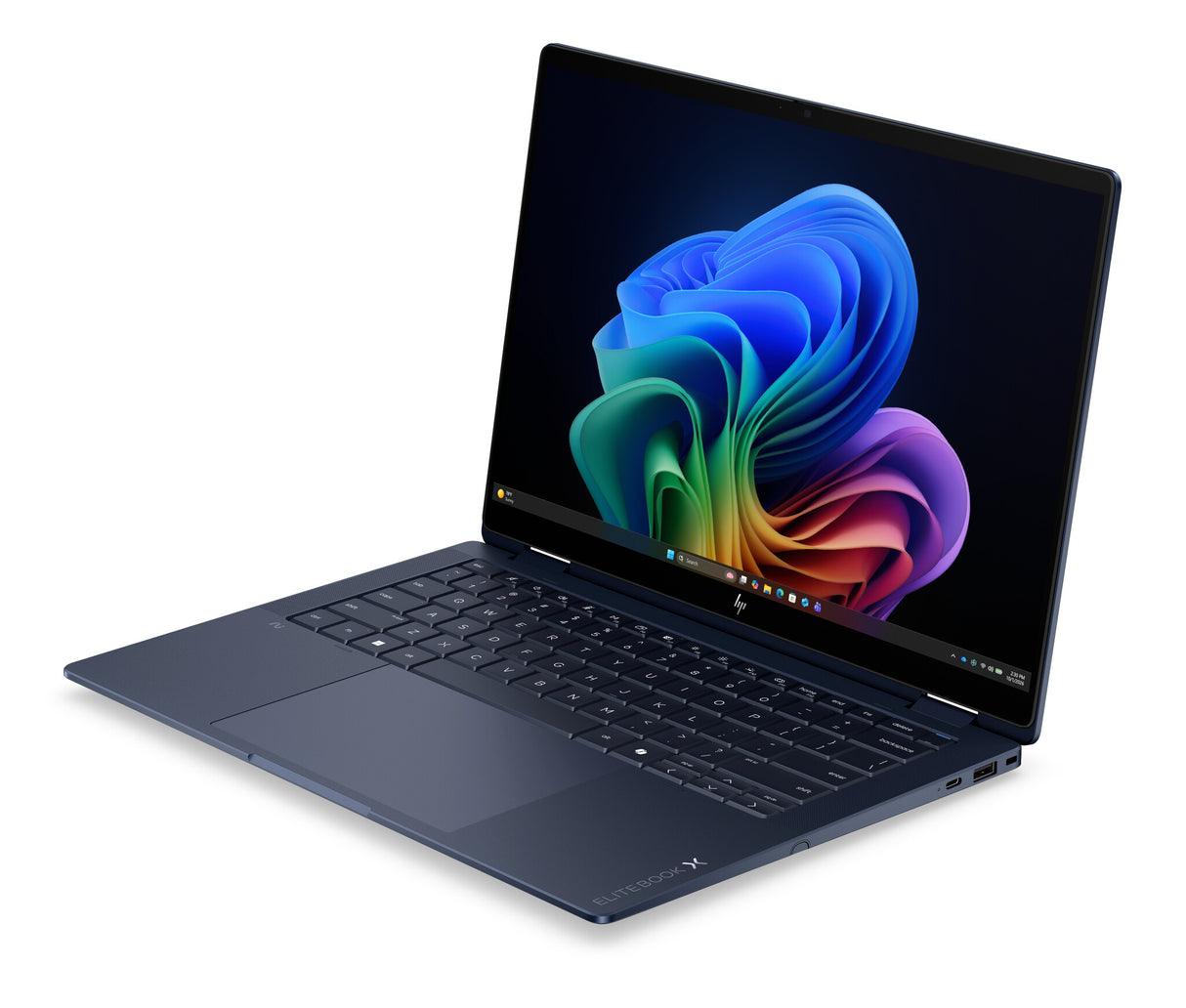 HP EliteBook X Flip G2i 14 inch Notebook Next Gen AI PC Copilot+ PC Intel Core Ultra X7 358H Hybrid (2-in-1) 35.6 cm (14") Touchscreen WUXGA 32 GB LPDDR5x-SDRAM 512 GB SSD Wi-Fi 7 (802.11be) Windows 11 Pro Blue