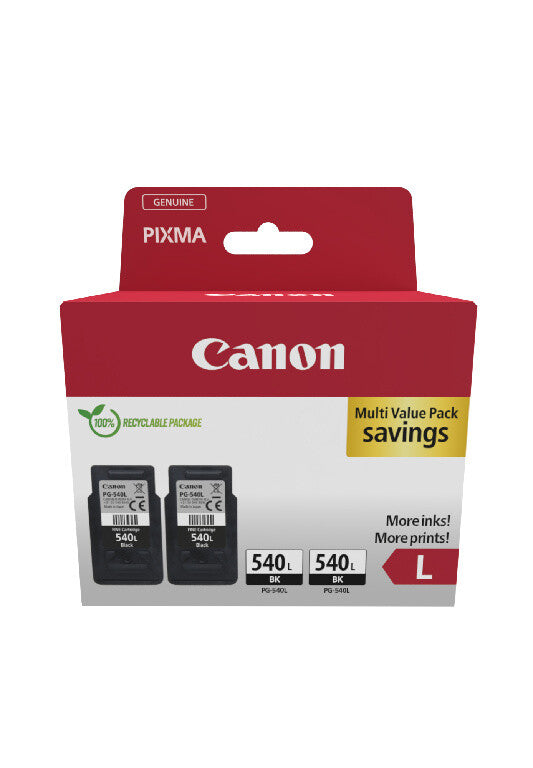 Canon PG-540L ink cartridge 2 pc(s) Original High (L) Yield Black