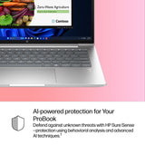 HP ProBook 4 G1i 14 AI PC AI PC Wolf Pro Security Edition Intel Core Ultra 5 225H Laptop 35.6 cm (14") WUXGA 16 GB DDR5-SDRAM 512 GB SSD Wi-Fi 7 (802.11be) Windows 11 Pro Silver