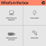 HP All-in-One 24-cr0003na AMD Ryzen™ 5 7520U 60.5 cm (23.8") 1920 x 1080 pixels All-in-One PC 8 GB LPDDR5-SDRAM 512 GB SSD Windows 11 Home Wi-Fi 6 (802.11ax) White