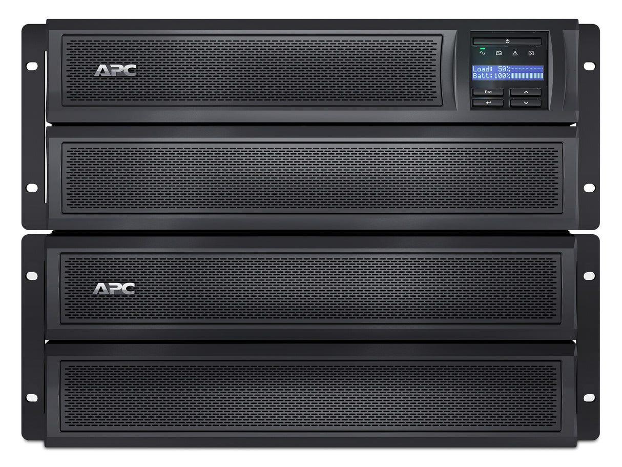 APC Smart-UPS X SMX2200HV - 2200VA, 8x C13 + 2x C19 outlet, USB, expandable runtime, short depth