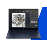 HP EliteBook X Flip G2i 14 inch Notebook Next Gen AI PC Copilot+ PC Intel Core Ultra X7 358H Hybrid (2-in-1) 35.6 cm (14") Touchscreen WUXGA 32 GB LPDDR5x-SDRAM 512 GB SSD Wi-Fi 7 (802.11be) Windows 11 Pro Blue