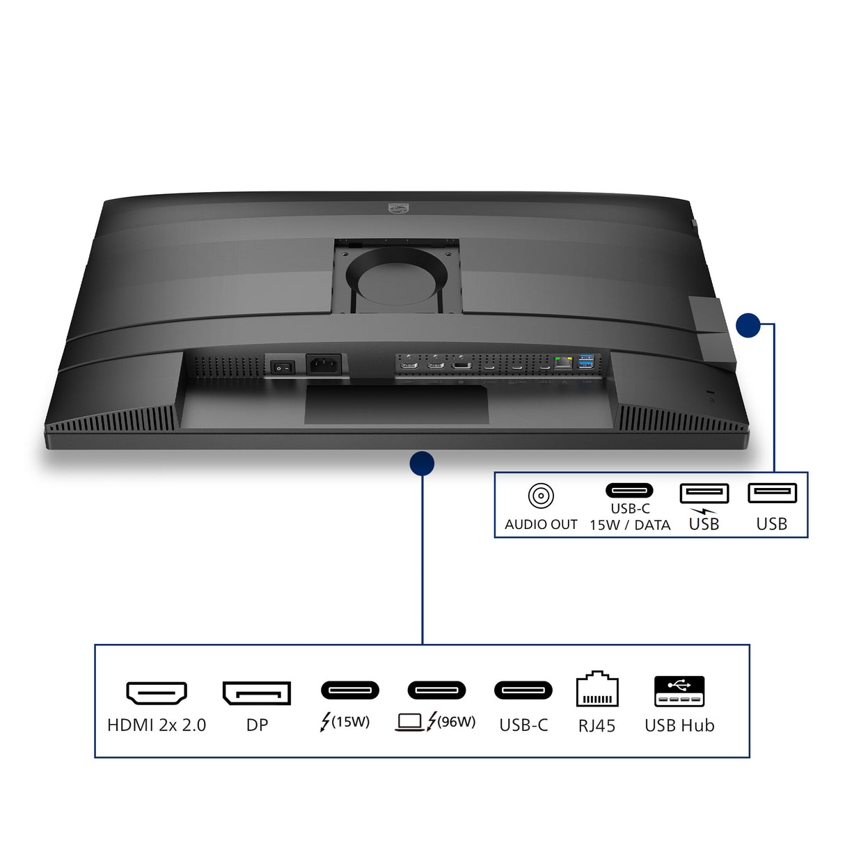 Philips 6000 series 27B2U6903/00 computer monitor 68.6 cm (27") 3840 x 2160 pixels 4K Ultra HD LED Anthracite