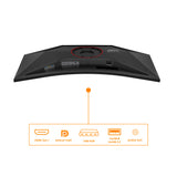 AOC G4 CU34G4Z computer monitor 86.4 cm (34") 3440 x 1440 pixels Wide Quad HD LED Black, Red