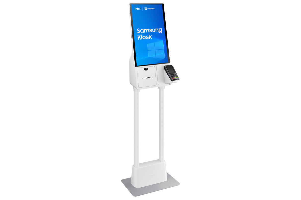 Samsung KM24C-C Kiosk design 61 cm (24") LED 250 cd/m² Full HD White Touchscreen Built-in processor Windows 10 IoT Enterprise 16/7