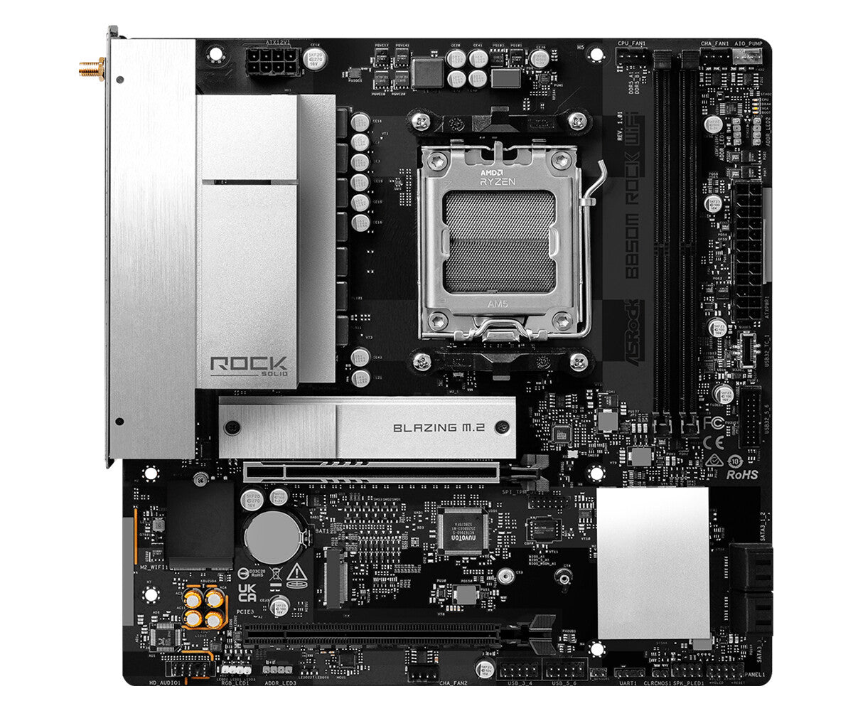 Asrock B850M Rock WiFi AMD B850 Socket AM5 micro ATX