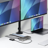 StarTech.com USB4 Docking Station, Driverless Dual 4K 144Hz for Mac and Windows, Universal USB-C Dock with DisplayPort, 100W PD and 2.5GbE
