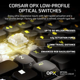 Corsair VANGUARD AIR 99 keyboard Gaming RF Wireless + USB QWERTY UK English Black