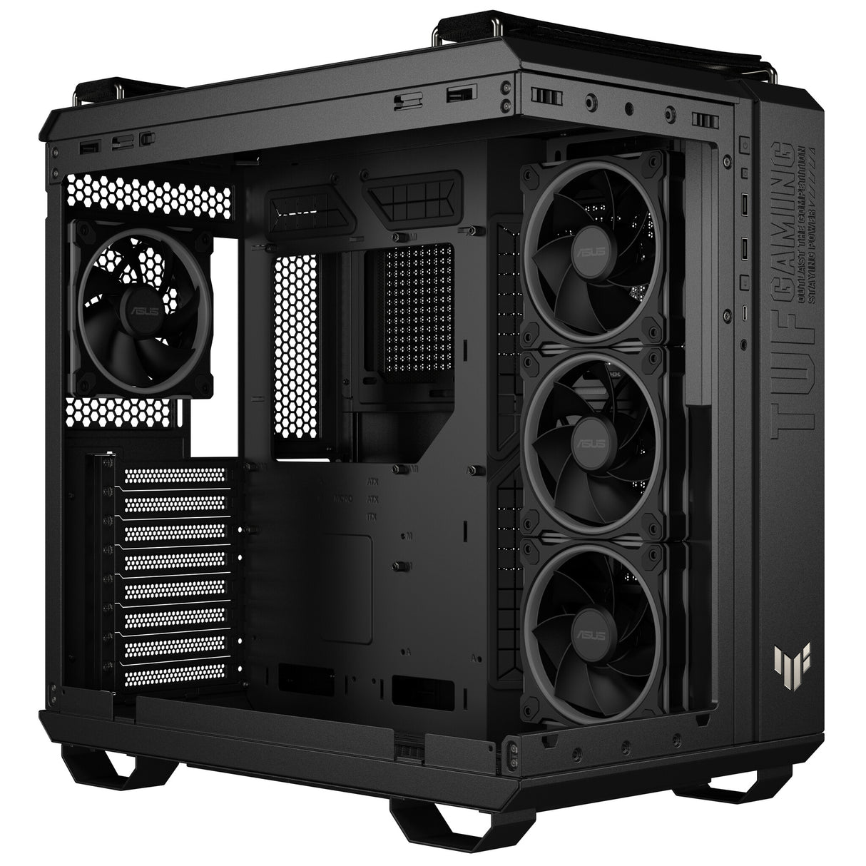 ASUS TUF GAMING GT502 Horizon TG ARGB Black Midi Tower