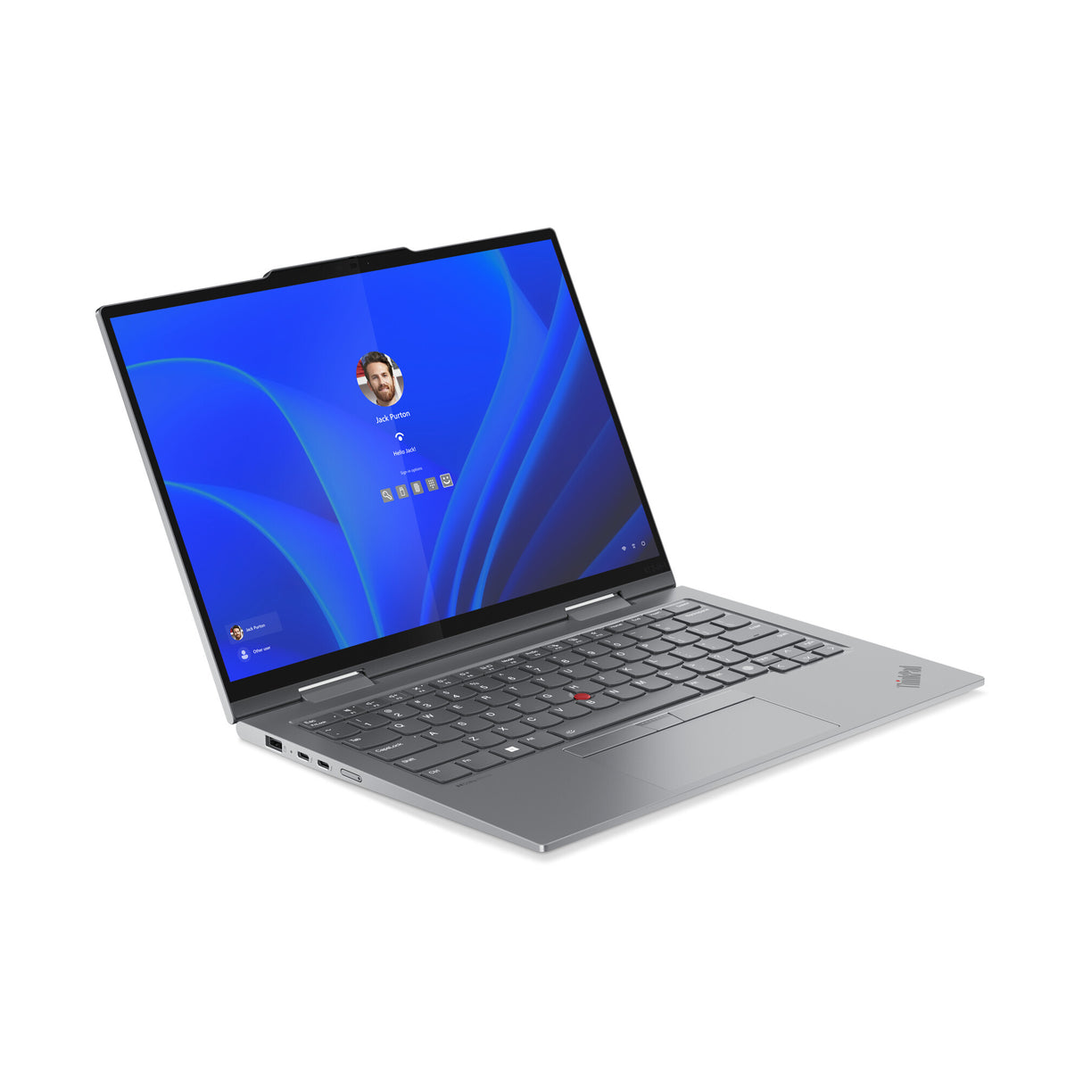 Lenovo ThinkPad X1 2-in-1 Intel Core Ultra 7 155U Hybrid (2-in-1) 35.6 cm (14") Touchscreen WUXGA 16 GB LPDDR5x-SDRAM 512 GB SSD Wi-Fi 6E (802.11ax) Windows 11 Pro Grey