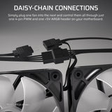 Corsair RS120-R ARGB Computer case Fan 12 cm Black 3 pc(s)