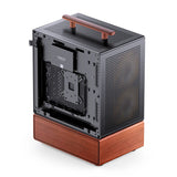 Jonsbo T7 Midi Tower Black, Wood
