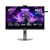 AOC AGON PRO AG276QSG2 computer monitor 68.6 cm (27") 2560 x 1440 pixels Quad HD Black, Grey