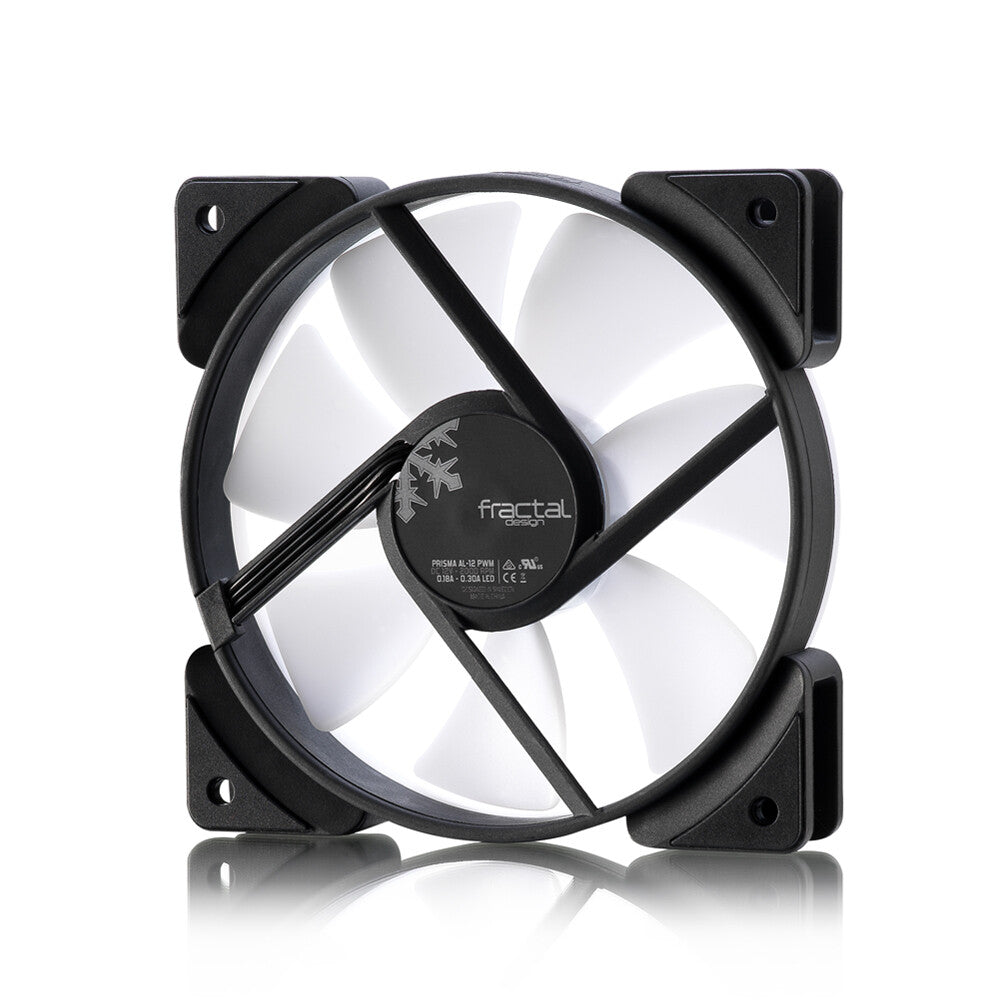 Fractal Design Prisma AL-12 /PWM Computer case Fan 12 cm Black, White