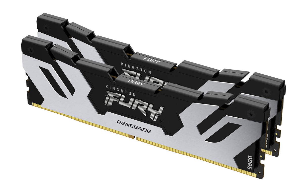 Kingston Technology FURY 32GB 6400MT/s DDR5 CL32 DIMM (Kit of 2) Renegade Silver