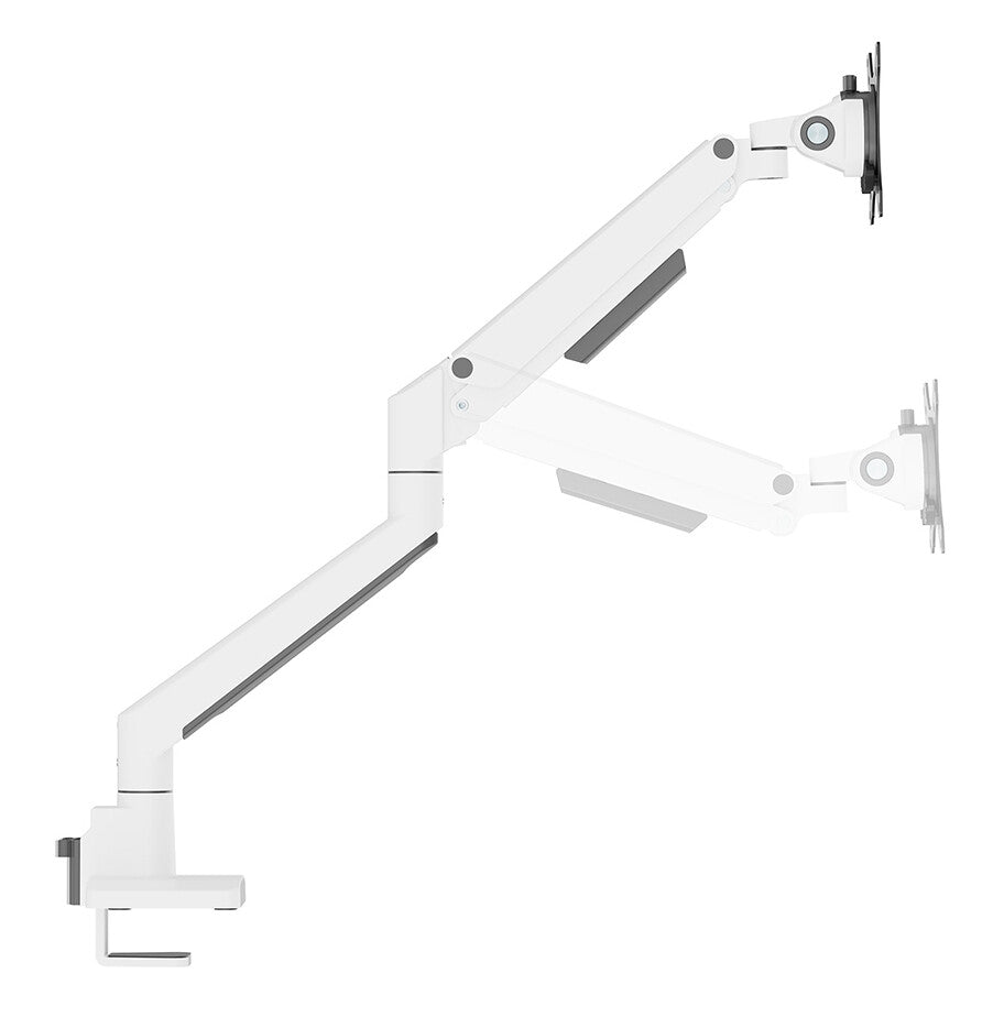 Neomounts DS70-250WH1 Monitor arm 17-35" - gas spring - Topfix - 180°-stop