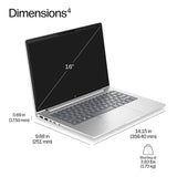 HP E46Q9ET laptop 40.6 cm (16") WUXGA 16 GB DDR5-SDRAM 512 GB SSD Wi-Fi 7 (802.11be) Windows 11 Pro Silver