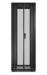 APC Easy Rack, 48U, Black, With Roof, Castors, Feet, 4 Brackets, and Side Panels, No Bottom, 2258H x 800W x 1000D mm
