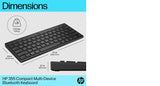 HP 355 Compact Multi-Device Bluetooth Keyboard