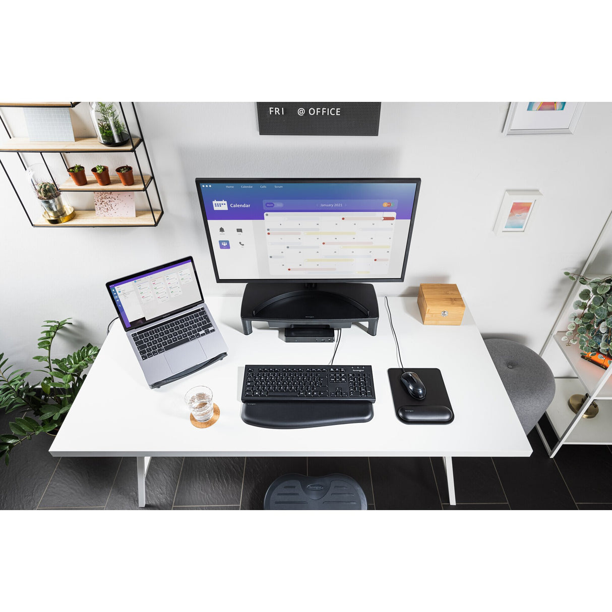 Kensington SmartFit Easy Riser Laptop Cooling Stand - Grey