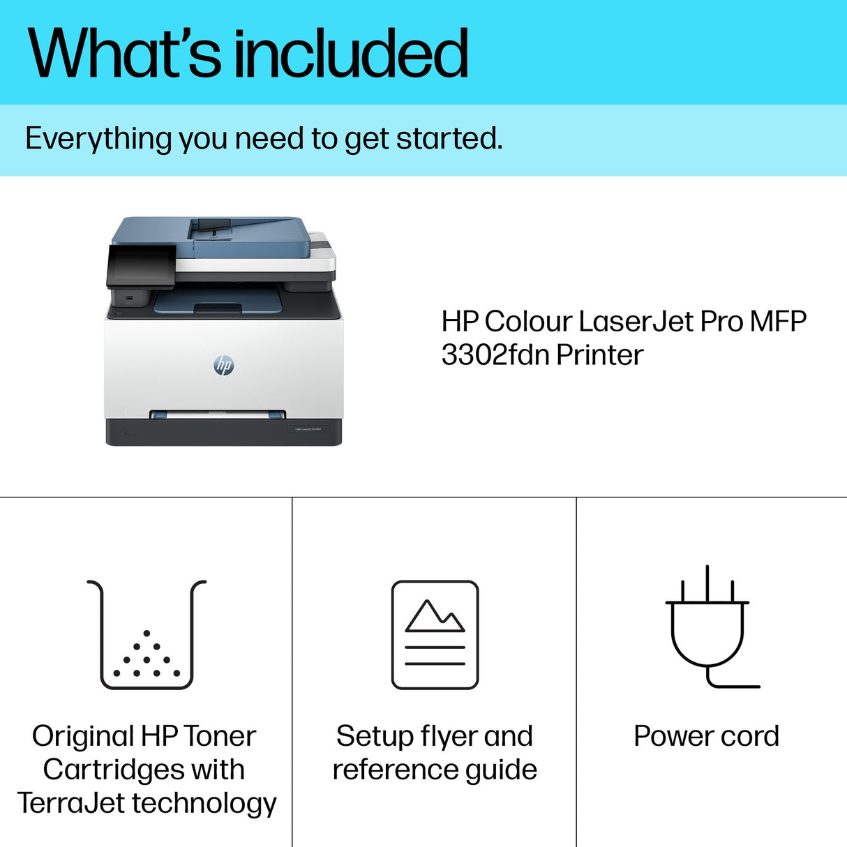 HP Color LaserJet Pro MFP 3302fdn