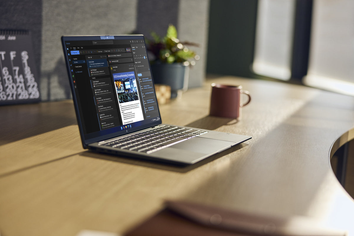 HP EliteBook X G2i 14 inch Notebook Next Gen AI PC Wolf Pro Security Edition Copilot+ PC Intel Core Ultra 5 325 Laptop 35.6 cm (14") 3K 32 GB LPDDR5x-SDRAM 512 GB SSD Wi-Fi 7 (802.11be) Windows 11 Pro Blue