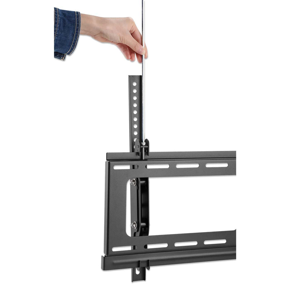Manhattan Outdoor Wall Mount for TV & Monitors (Tiltable Anti Theft), For screens 37" to 65", VESA compatability: all between 200x200mm and 600x400mm - check the dimensions of the four mounting holes on back of screen to ensure it fits, Max 80kg, Lockable