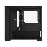 Fractal Design Pop Mini Air RGB (Noir TG) Boîtier de jeu avec fenêtre en verre transparent, Micro ATX, façade en maille hexagonale, 3 ventilateurs RVB et contrôleur ARVB