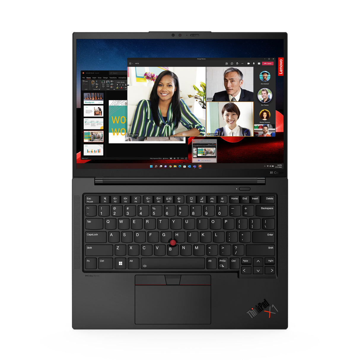 Lenovo ThinkPad X1 Carbon Gen 11 Intel® Core™ i7 i7-1355U Laptop 35.6 cm (14") 2.8K 16 GB LPDDR5-SDRAM 512 GB SSD Wi-Fi 6E (802.11ax) Windows 11 Pro UK English Black