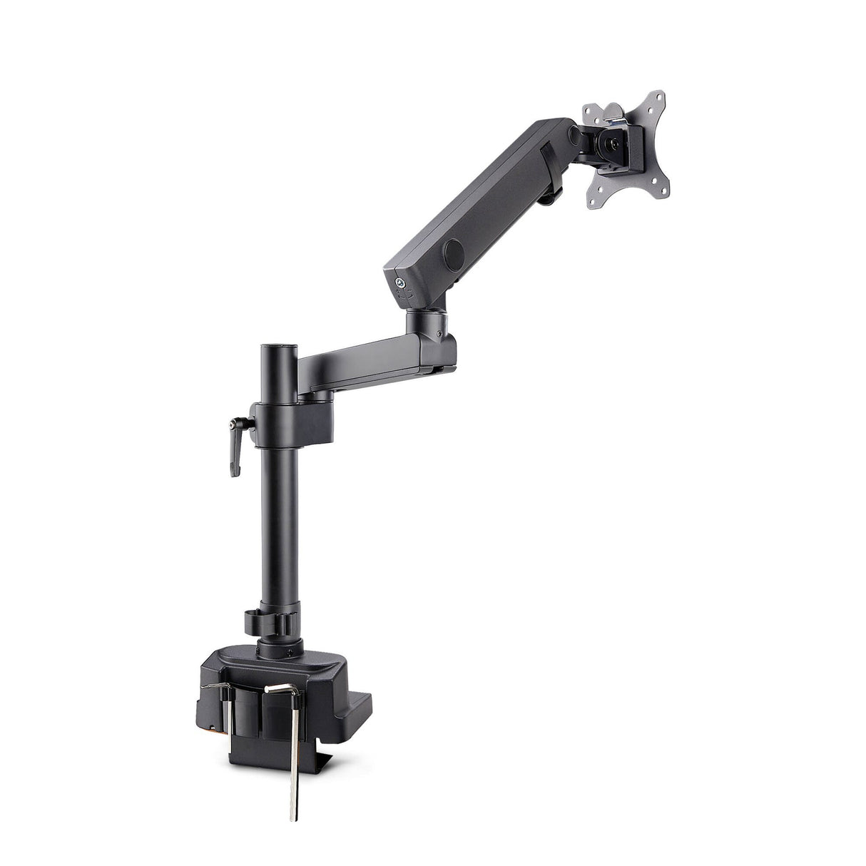 StarTech.com Desk Mount Monitor Arm, Up to 40-inch Screen/17.6lb (8kg), Mechanical Spring-Assisted Arm, C-Clamp/Grommet, Top-Down Installation, Toolless Adjustment
