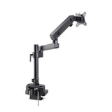 StarTech.com Desk Mount Monitor Arm, Up to 40-inch Screen/17.6lb (8kg), Mechanical Spring-Assisted Arm, C-Clamp/Grommet, Top-Down Installation, Toolless Adjustment