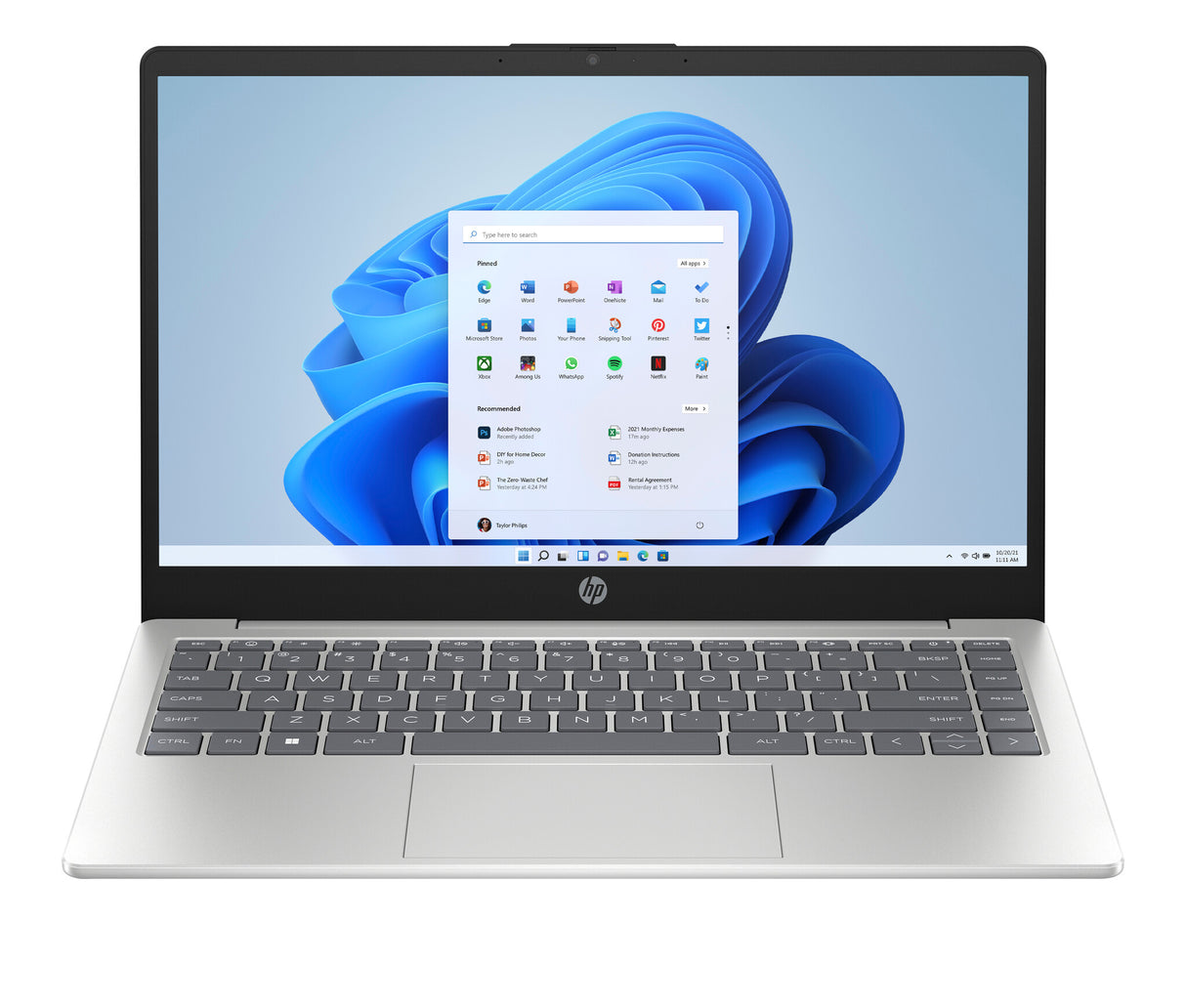 HP 14-ep0022na Intel® Core™ i5 i5-1334U Laptop 35.6 cm (14") Full HD 8 GB DDR4-SDRAM 256 GB SSD Wi-Fi 6 (802.11ax) Windows 11 Home Silver