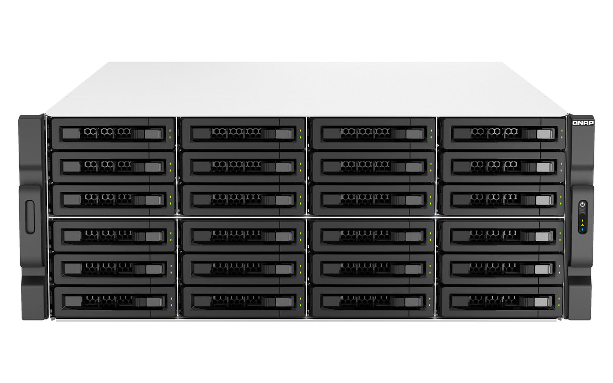 QNAP TS-H3087XU-RP NAS Rack (4U) Intel Xeon E E-2378 64 GB DDR4 QuTS hero Black, White