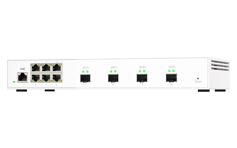 QNAP QSW-M2106-4S network switch Managed L2 2.5G Ethernet (100/1000/2500) White