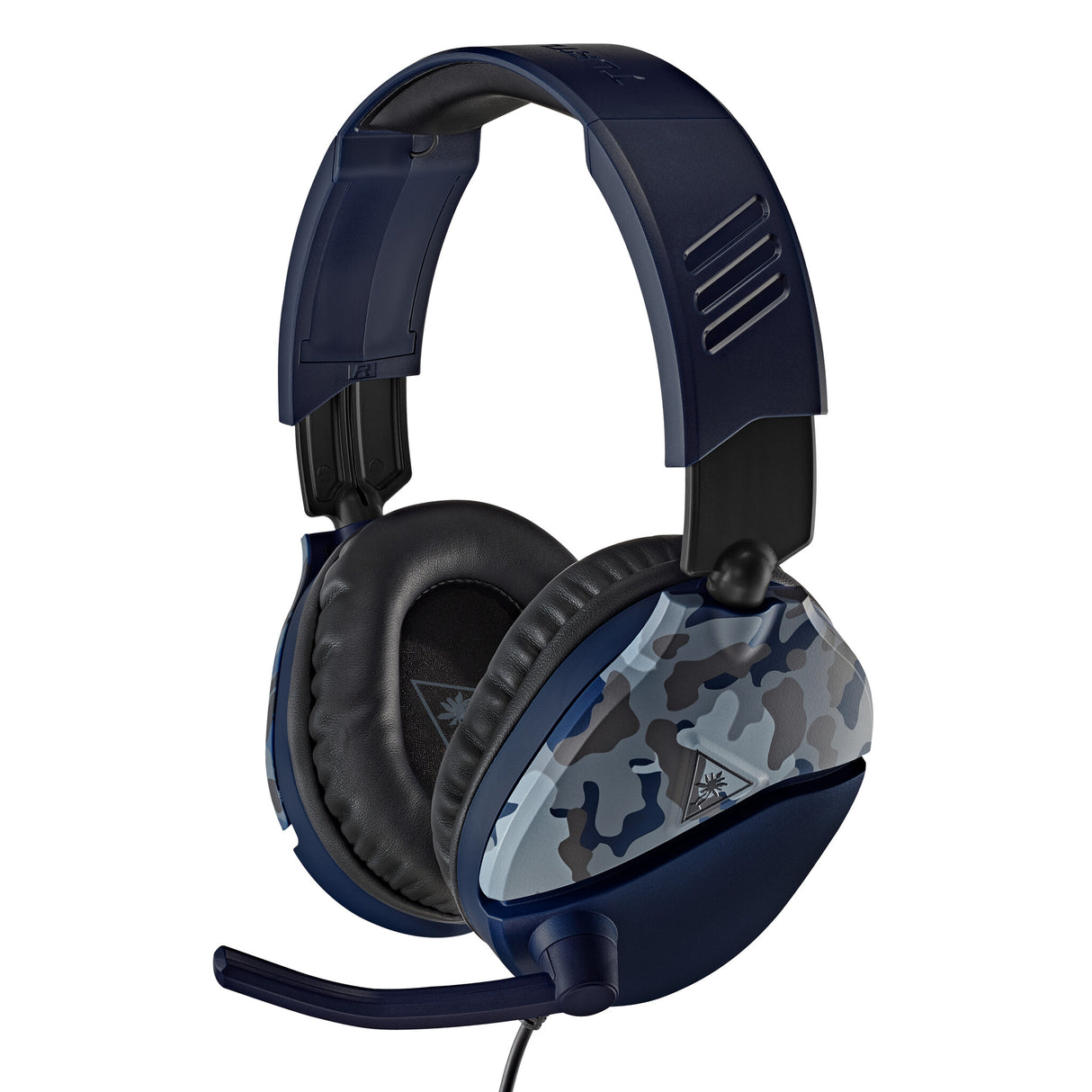 Turtle Beach Recon 70 Camo Blue Wired Multiplatform Gaming Headset for PS5, PS4, Xbox Series X or S, Xbox One and Mobile with 3.5mm Wired Connection, Flip-to-Mute Mic, 40mm Speakers