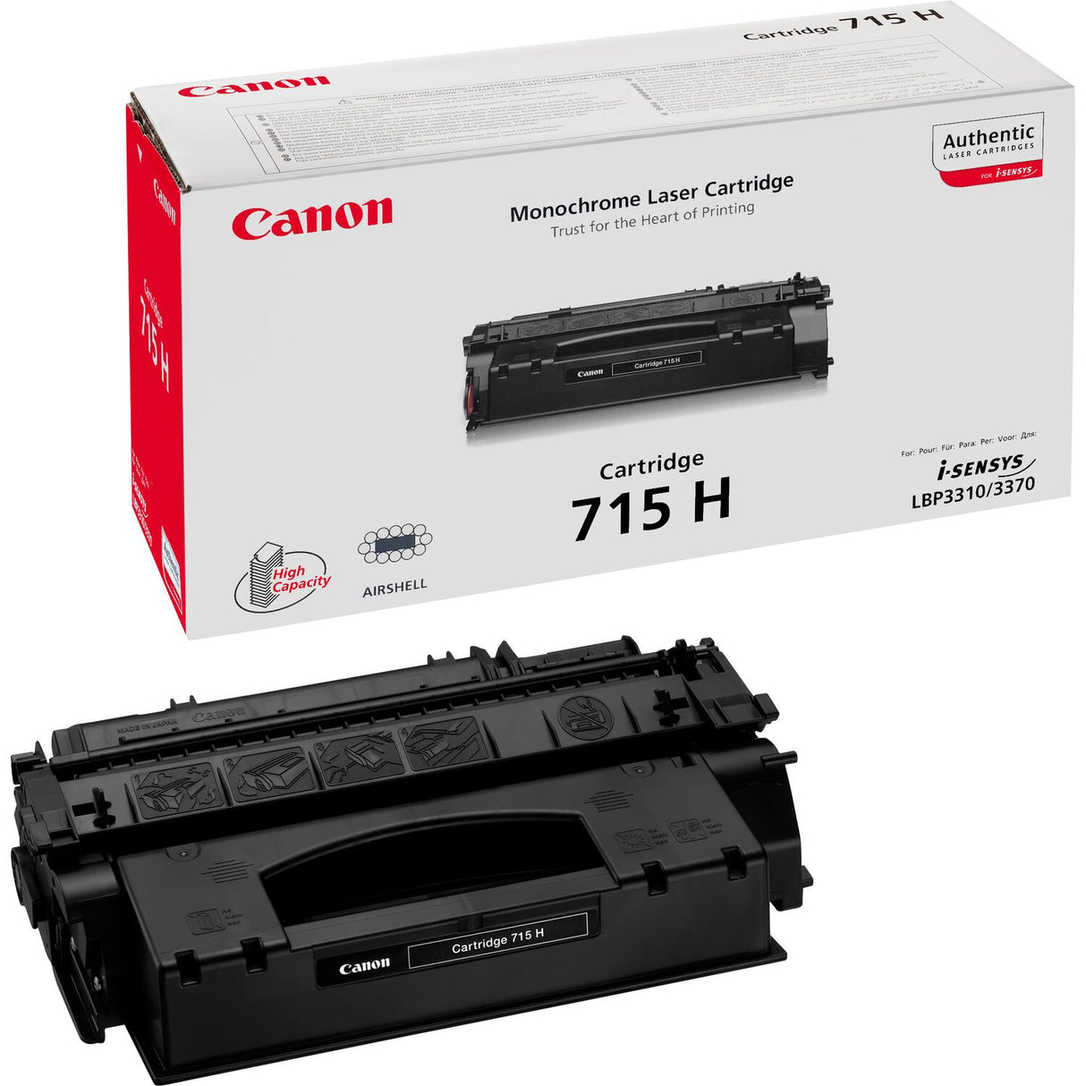 Canon 715 H Cartouche de toner noir haute capacité 1976B002