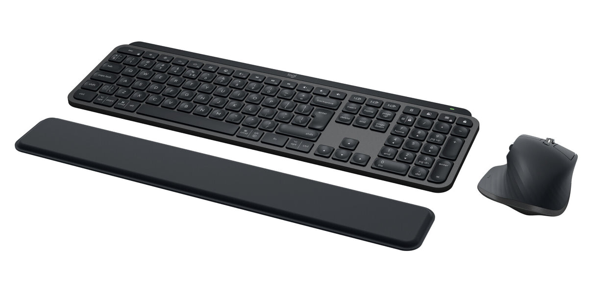 Logitech Master MX Keys Combo for Bussiness keyboard Mouse included Office RF Wireless + Bluetooth QWERTY US International Graphite