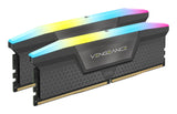 Kit Corsair Vengeance RGB de 32 GB (2 x 16 GB), DDR5, 6000 MHz (PC5-48000), CL30, 1,4 V, XMP 3.0, PMIC, AMD optimizado, memoria DIMM