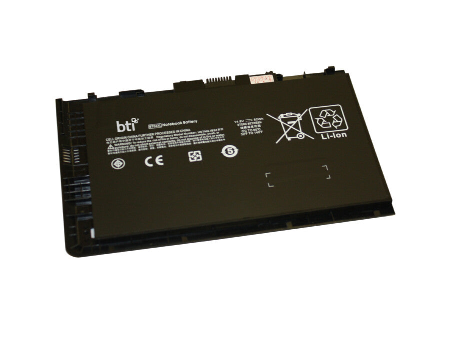 BTI BT04052XL-PL compatible 52Wh 4-cell battery for HP ELITEBOOK FOLIO 9400M 9470M 9480M
