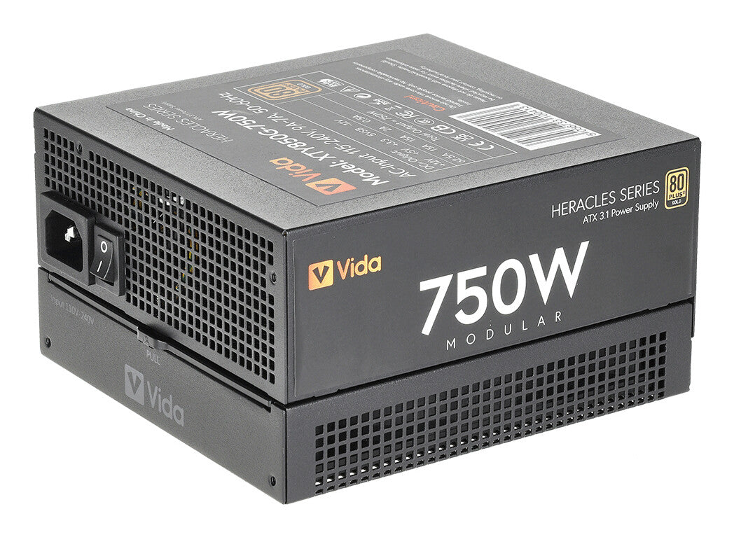 VIDA Heracles power supply unit 750 W 20+4 pin ATX ATX Black