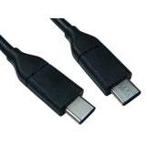 Target USB3C-901-1H USB cable USB 3.2 Gen 2 (3.1 Gen 2) 1.5 m USB C 10 Gbit/s 60 W Black