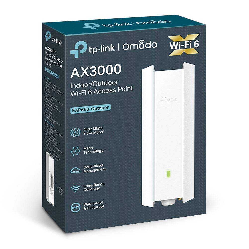 TP-Link Omada AX3000 Indoor/Outdoor WiFi 6 Access Point